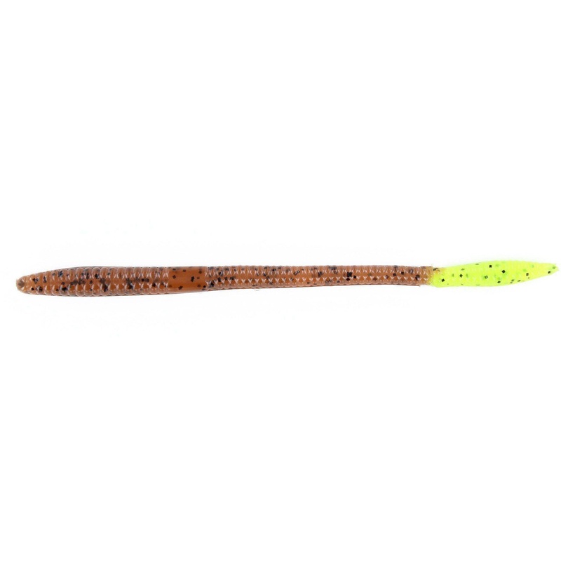 Zoom Trick Worm 6.5” Pumpkin/Chartreuse 20Pk