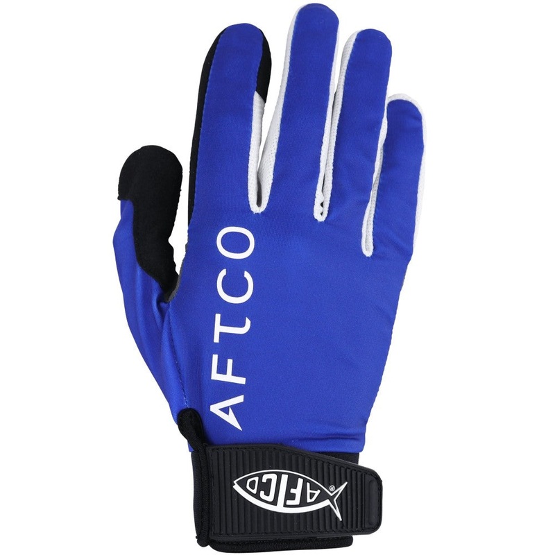 Aftco Blue Jigpro Gloves LARGE