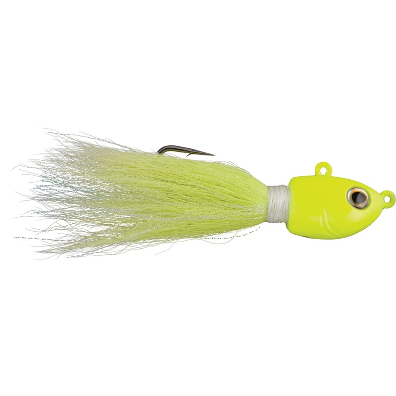 Berkley Fusion Bucktail Jig – 40% OFF 1/2 oz White Chartreuse