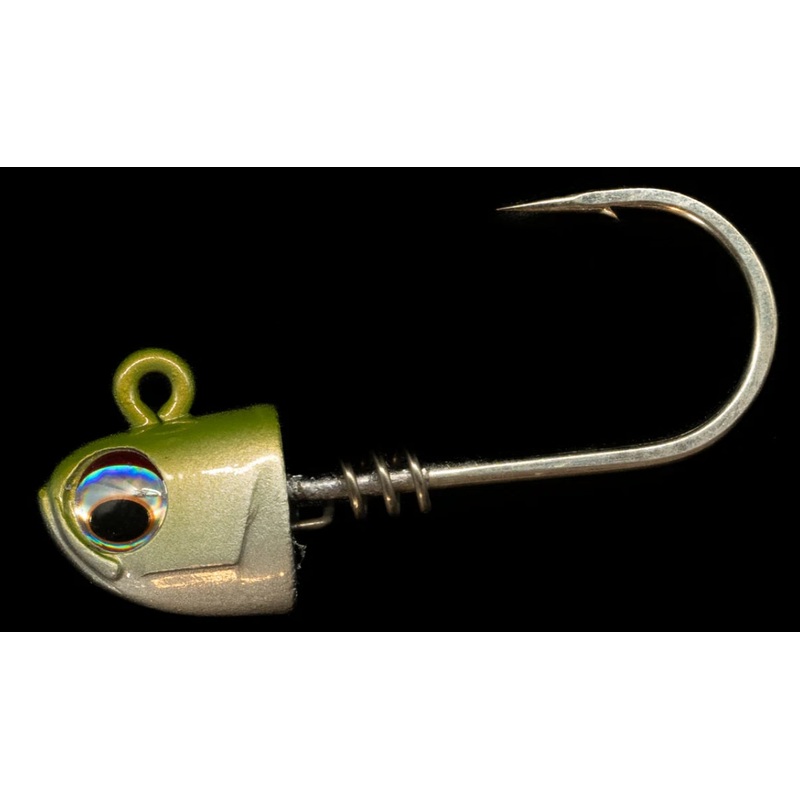 NLBN Tuna 4X Super Duty Jig Head 2oz Green Back