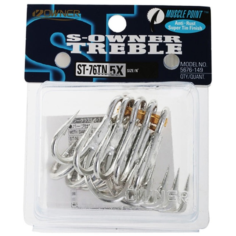 Owner ST-76TN Ultra Heavy Duty Treble Hook 3/0