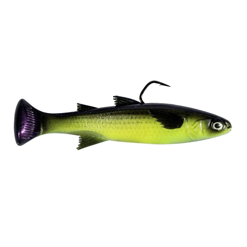 Zman Mulletron LT Soft Plastic Lure 4.5in Bayou Tiger