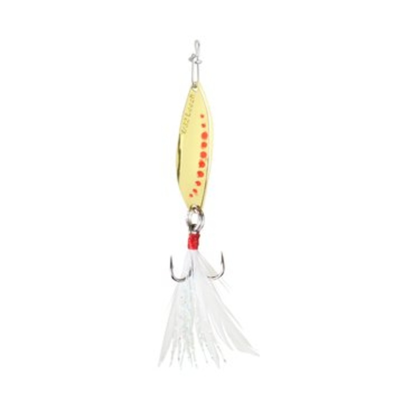 Clam Panfish Leech Flutter  Spoon Rainbow- SALE!