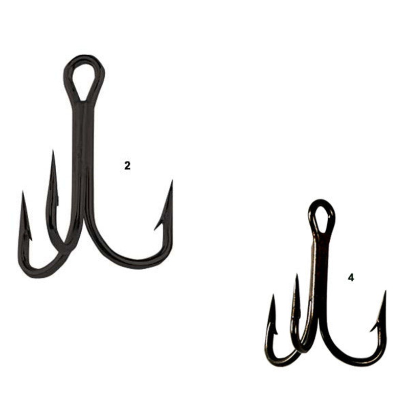Eagle Claw L774F Black Treble Hook 25pk 2