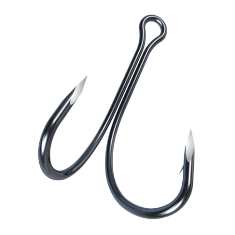 Eagle Claw TK250 Trokar Double Frog Hook 2/0 3pk