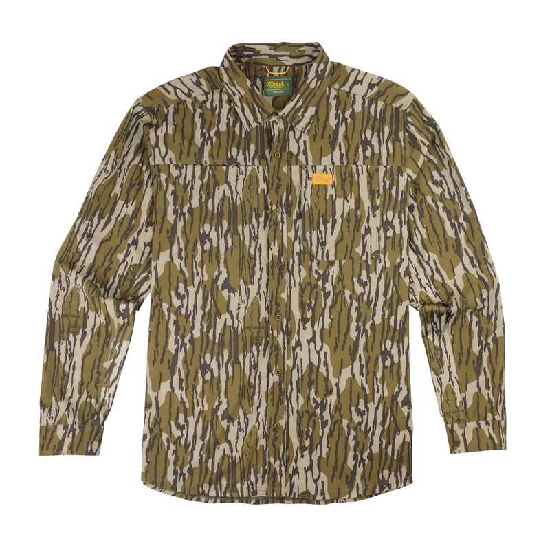 Marsh Wear Bottomland Lenwood Long Sleeve Button up Shirt Original Bottomland 2XLarge
