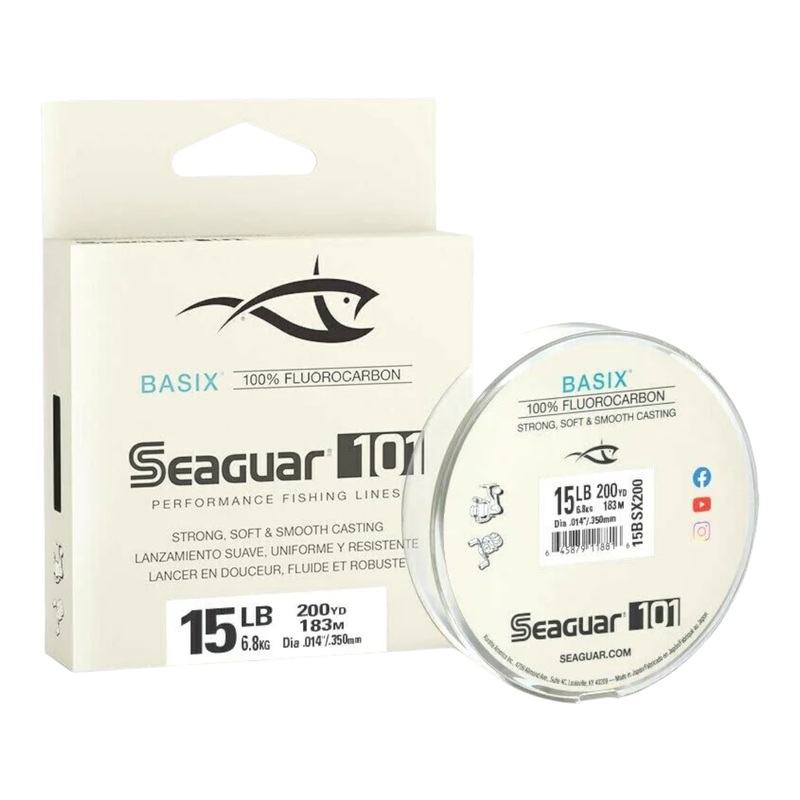 Seaguar BasiX Fluorocarbon Line – 200 yds 4lbs