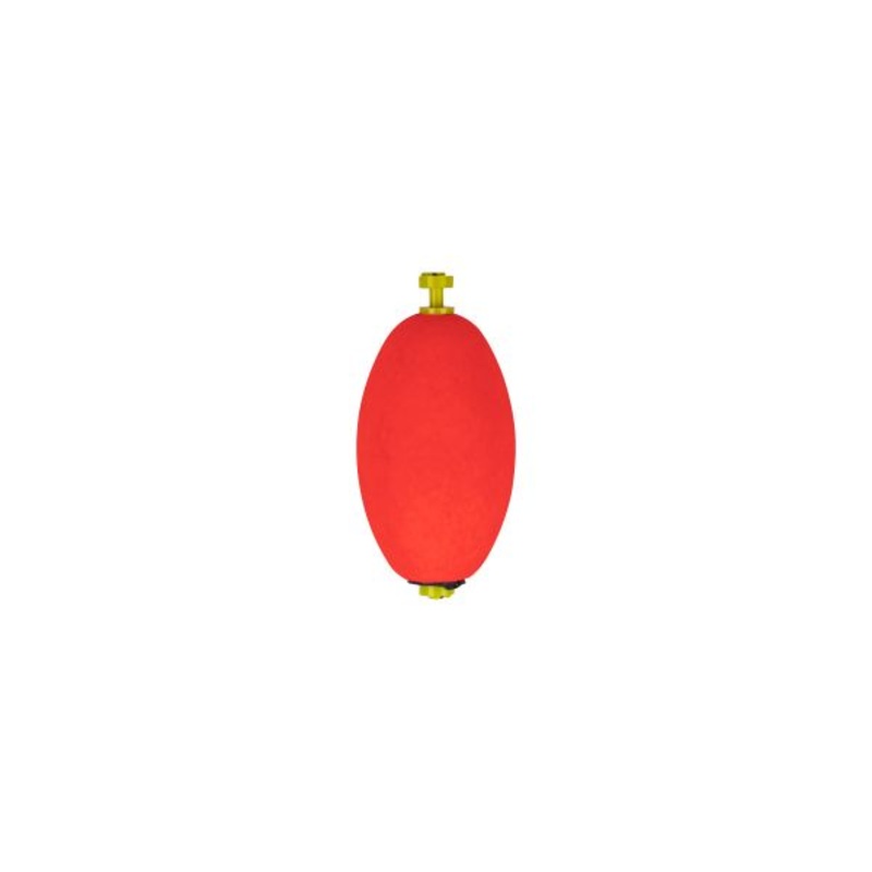 Thill Fantastic Foam Float Oval Weighted 2.5″ Snap On Red 2 Red