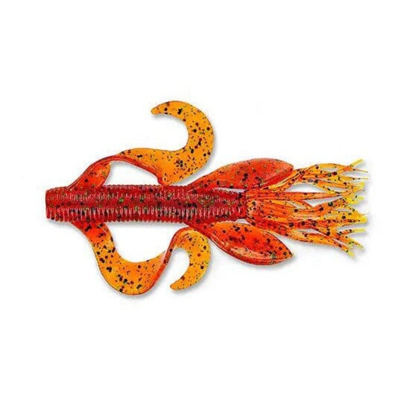 Yamamoto 4″ Kreature Pumpkin Orange Black Green Fake 5-07-196