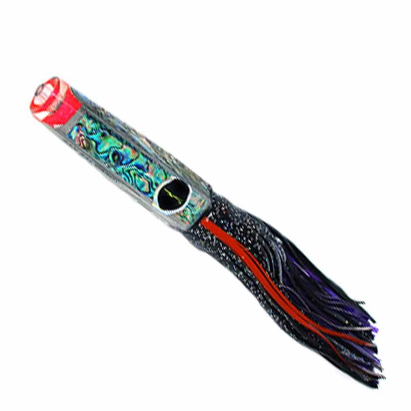 Black Bart San Sal Candy Trolling Lure BLACK DOT/PURPLE FLEK