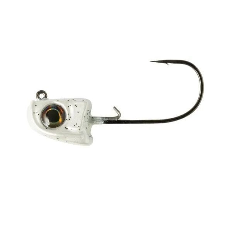 Great Lakes Finesse Sneaky Swimbait Head 2pk 1/4 1 White Shad