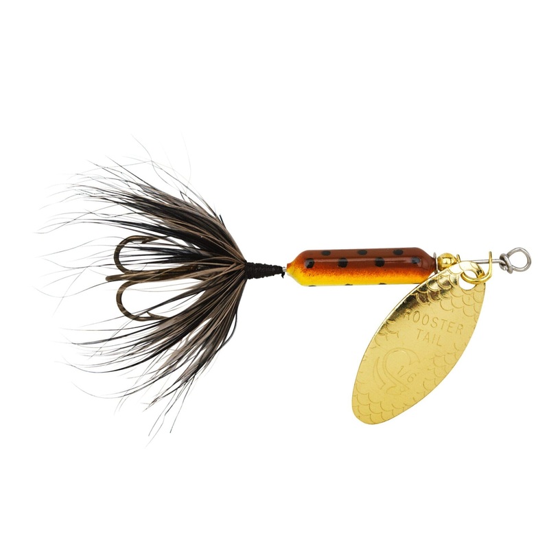 Original Rooster Tail with Treble Brown Trout 1/16oz