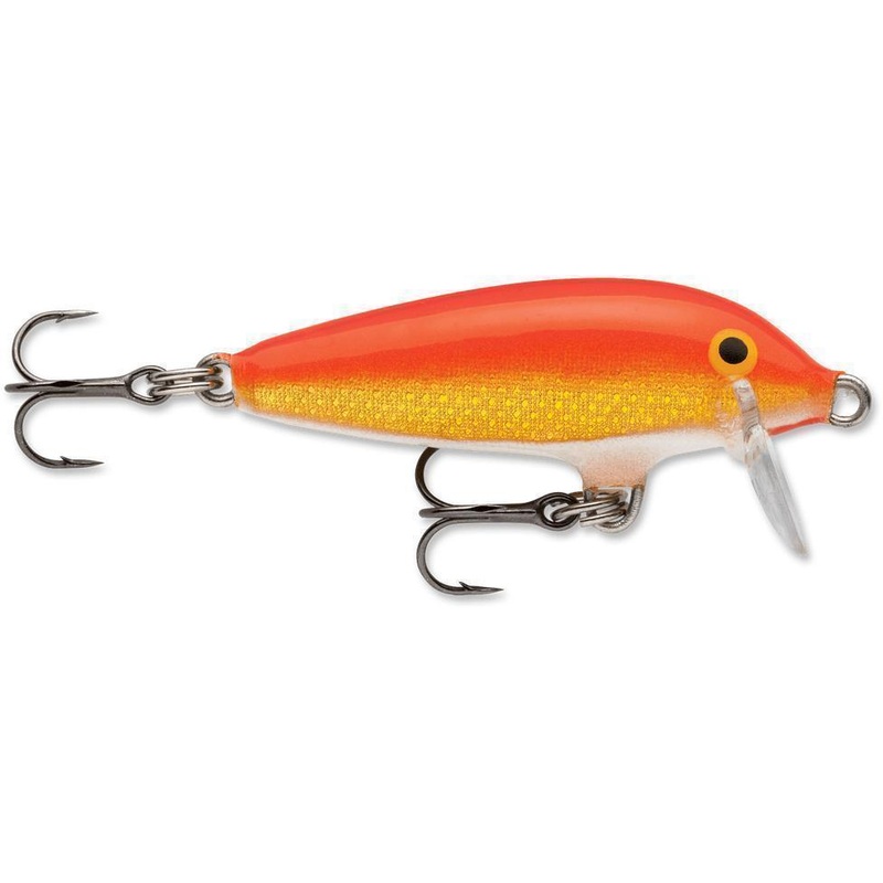 Rapala Original Floater 03  Gold Fluorescent Red