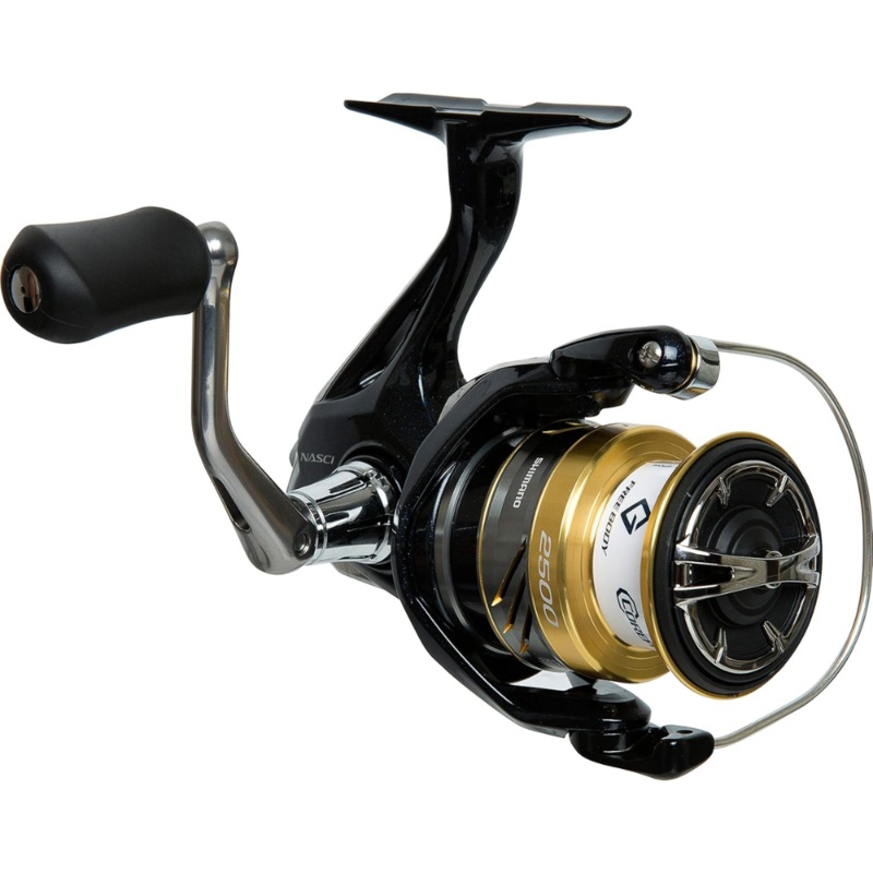 Shimano Nasci 4000Fb Xg 6 2:1 Spin Reel 4000 BLACK / GOLD