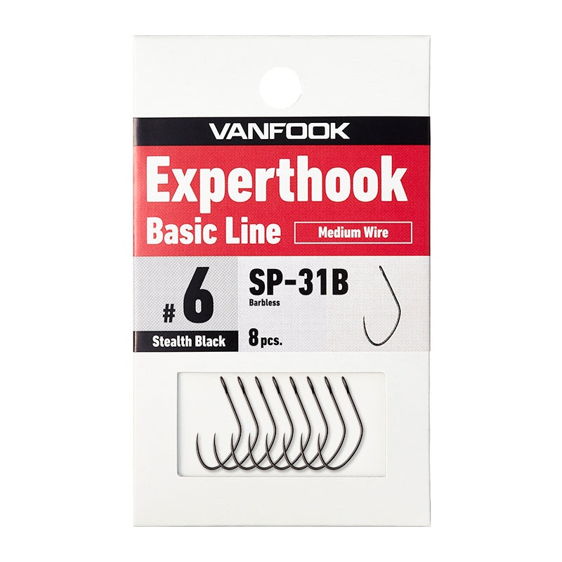 Freshwater Hook – Vanfook – SP-31B Experthook Basic Line Medium Wire #8 (8pcs)