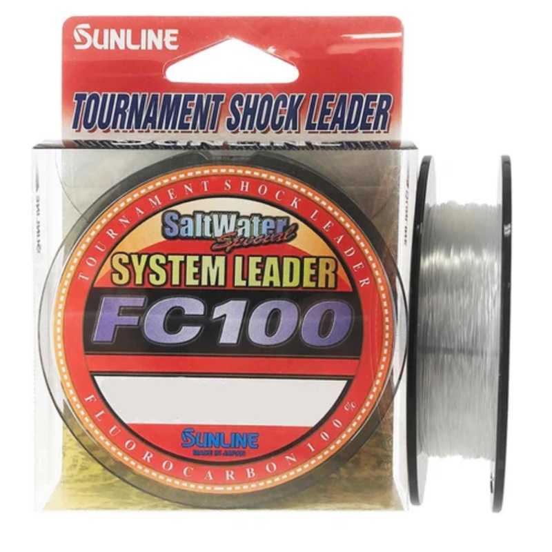Sunline FC100 System Flurocarbon Leader 20LB/100M