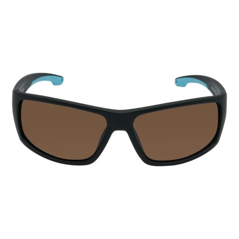 Ugly Fish Polarised Floating Wrap Sunglasses PFR363 Matt Black Frame / Brown Lens