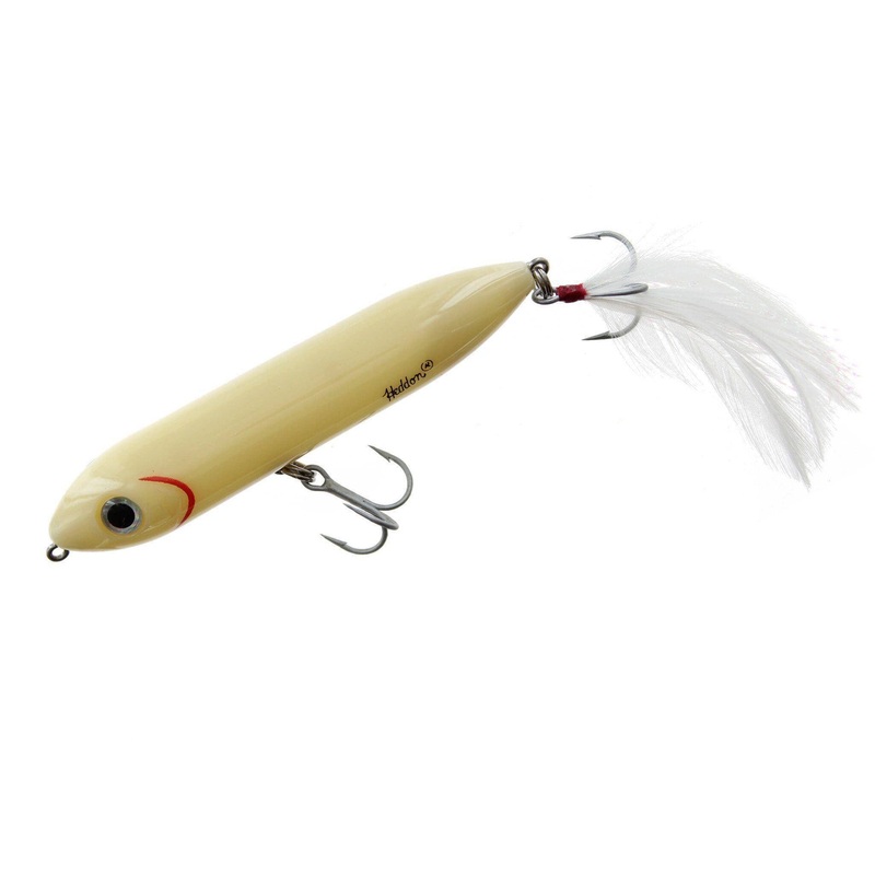 Heddon Feather Super Spook Jr Bone