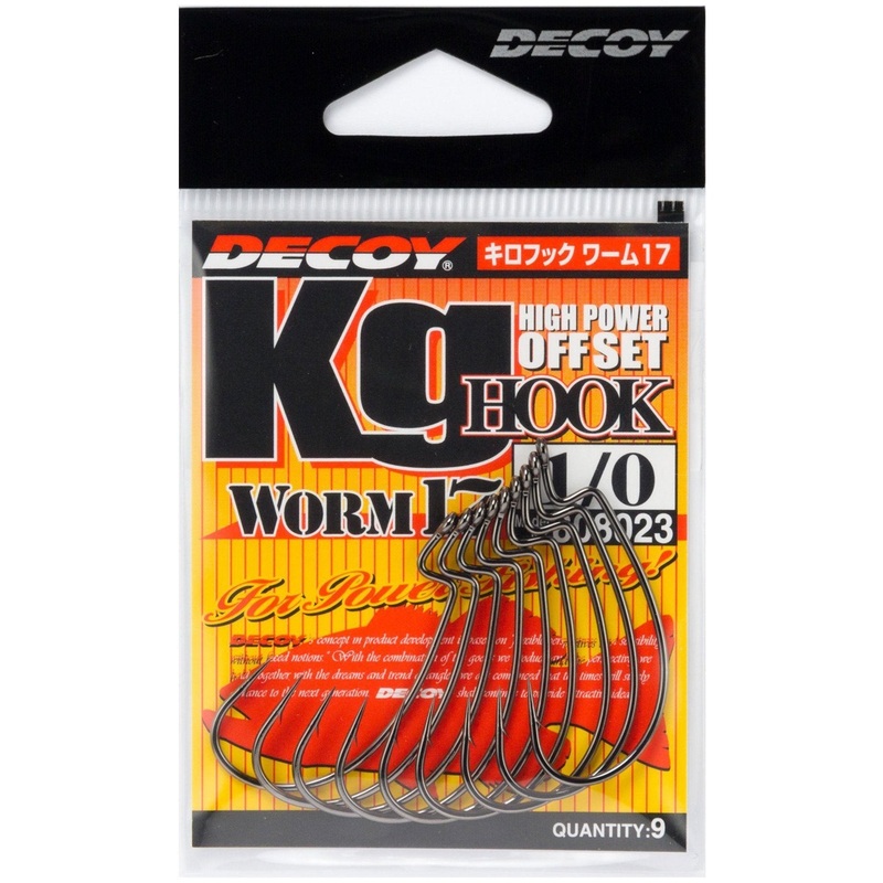 Offset Hook – Decoy – Worm 17 Kg Hook 2 (9pcs)