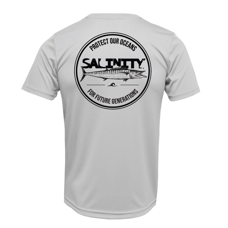 Salinity Performance Wahoo Short Sleeve Grey Small