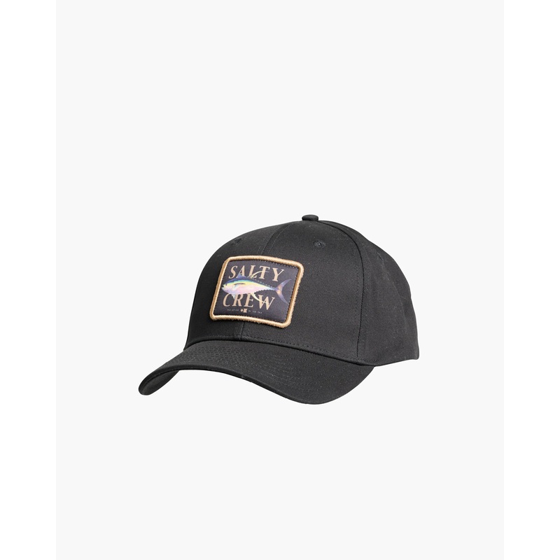 Salty Crew Yellowfin 6 Panel Cap Black