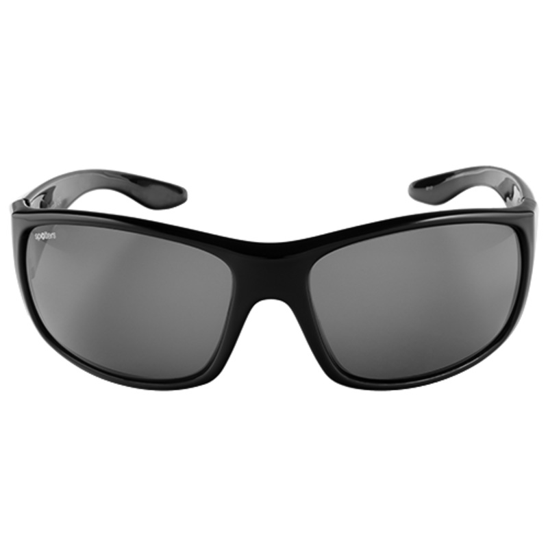 Spotters Cruiz Gloss Black Mens Performance Polarised Sunglasses Carbon