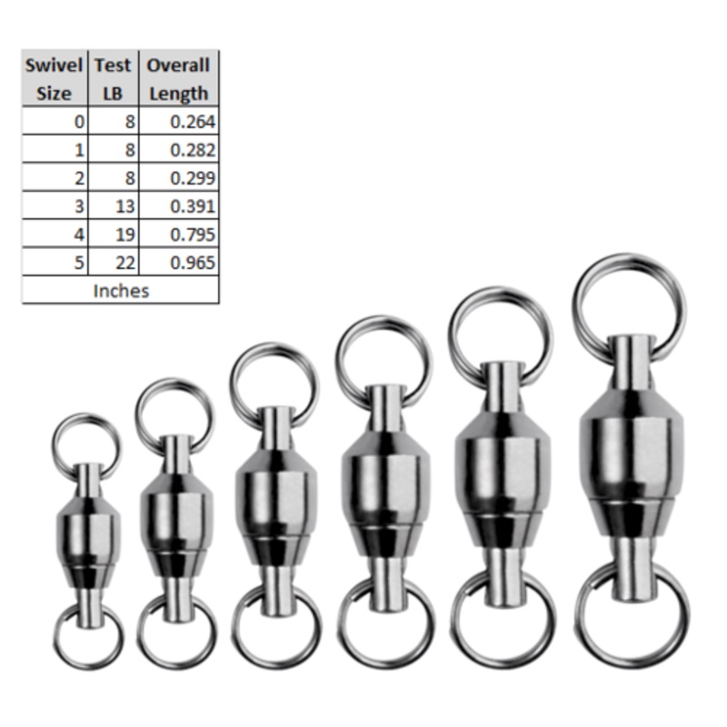 Spro Ball Bearing Swivel with Split Rings 2