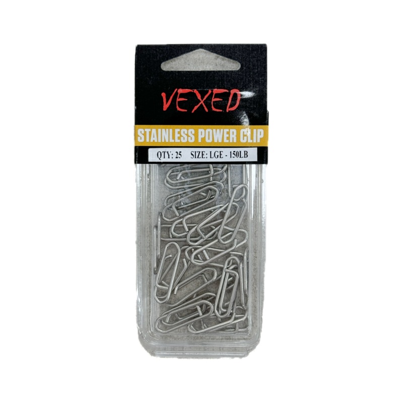 Vexed Stainless Power Clip 25-pack 100lb