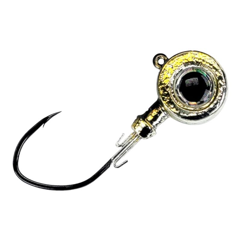 Gamakatsu MaxEye Jig Pill Head Chrome Perch Sparkle 2/0 – 1/4 oz