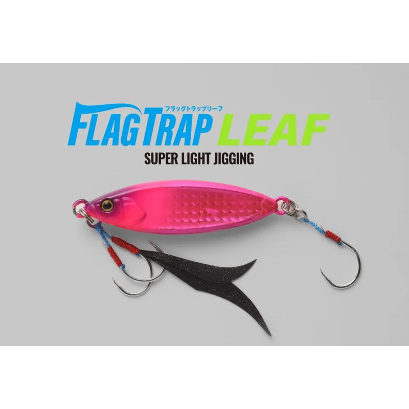 Jackall Flag Trap LEAF 40g GLOW STRIPE/BORDER HL