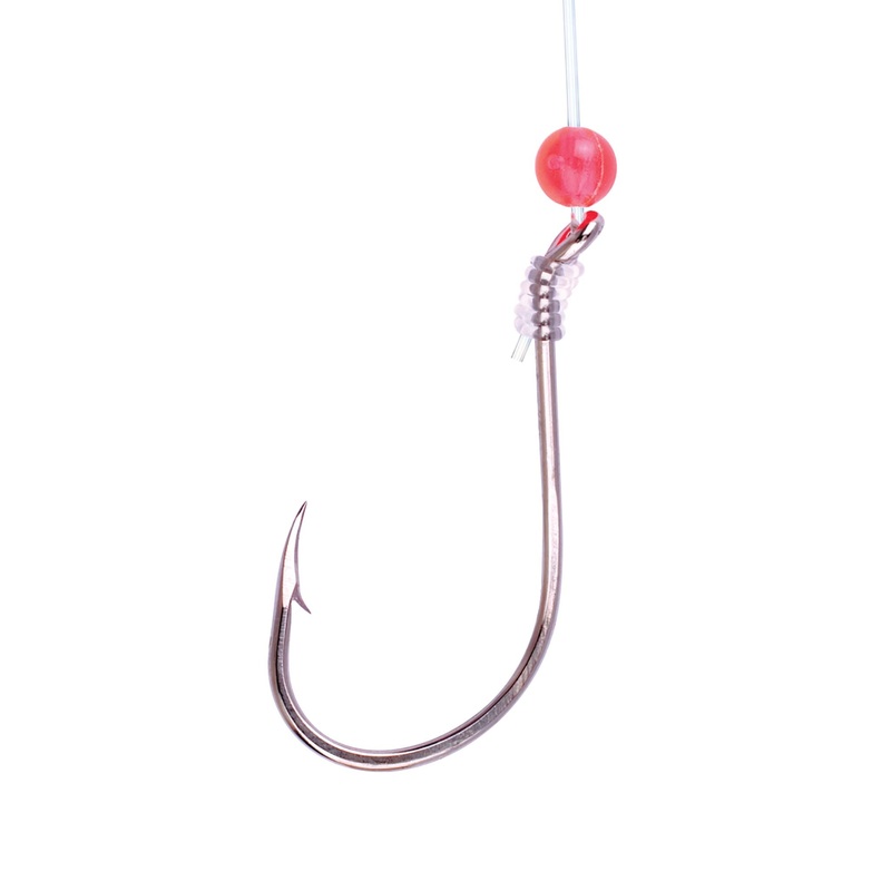 Octopus Snell with Red Bead 1/0