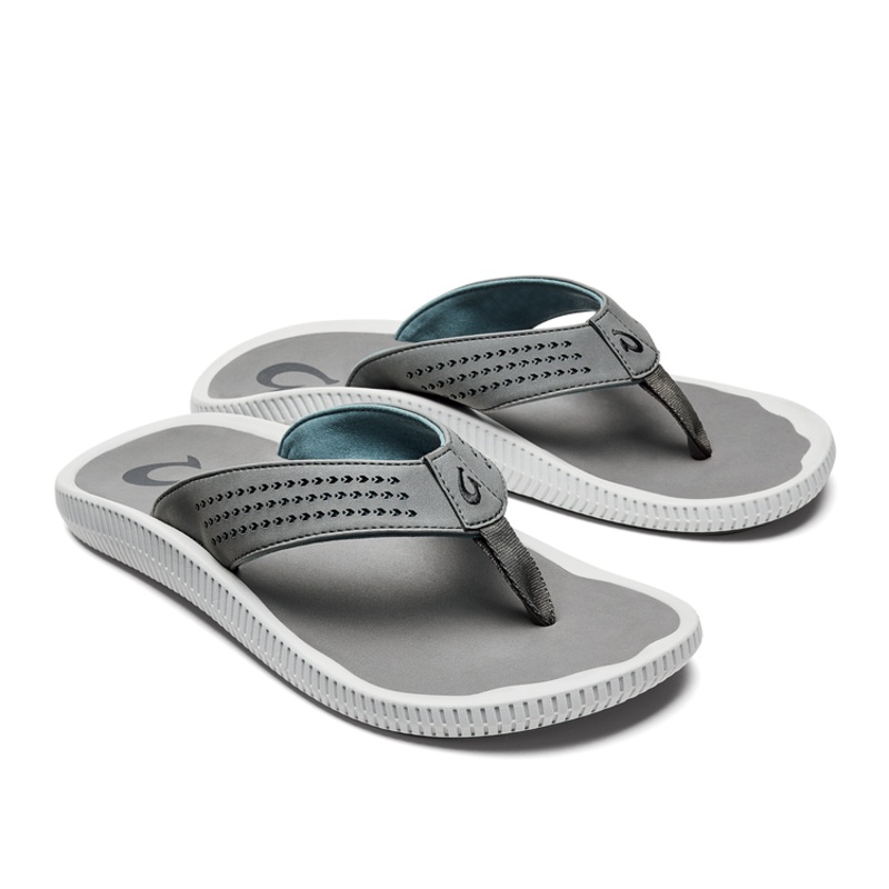 OluKai Men’s Ulele Sandal Stone 8