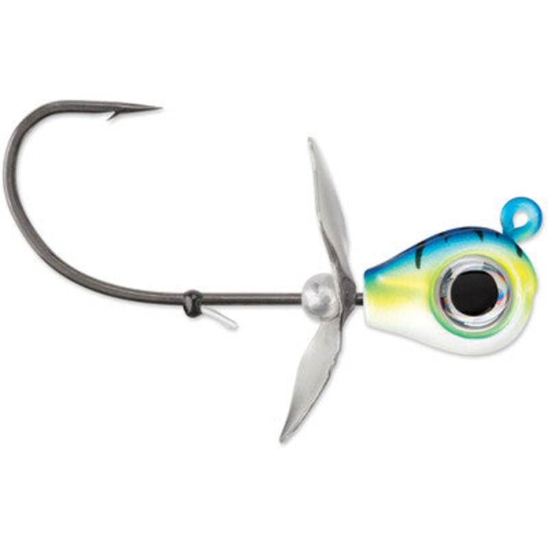 VMC Snitch Jig Spinhead 3/16 oz | 2/0 Blue Fire UV