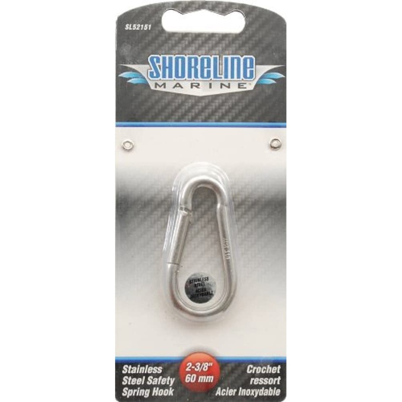 Shoreline Marine Safety Spring Hook 2 3/8″