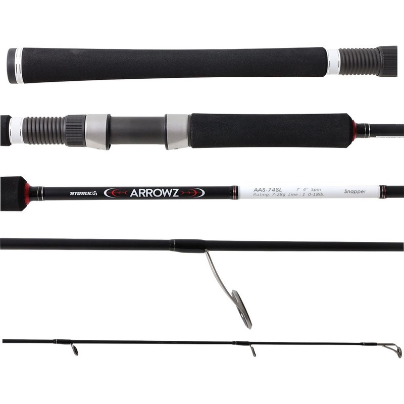 Atomic Arrowz Snapper Spin Rod Light Spin