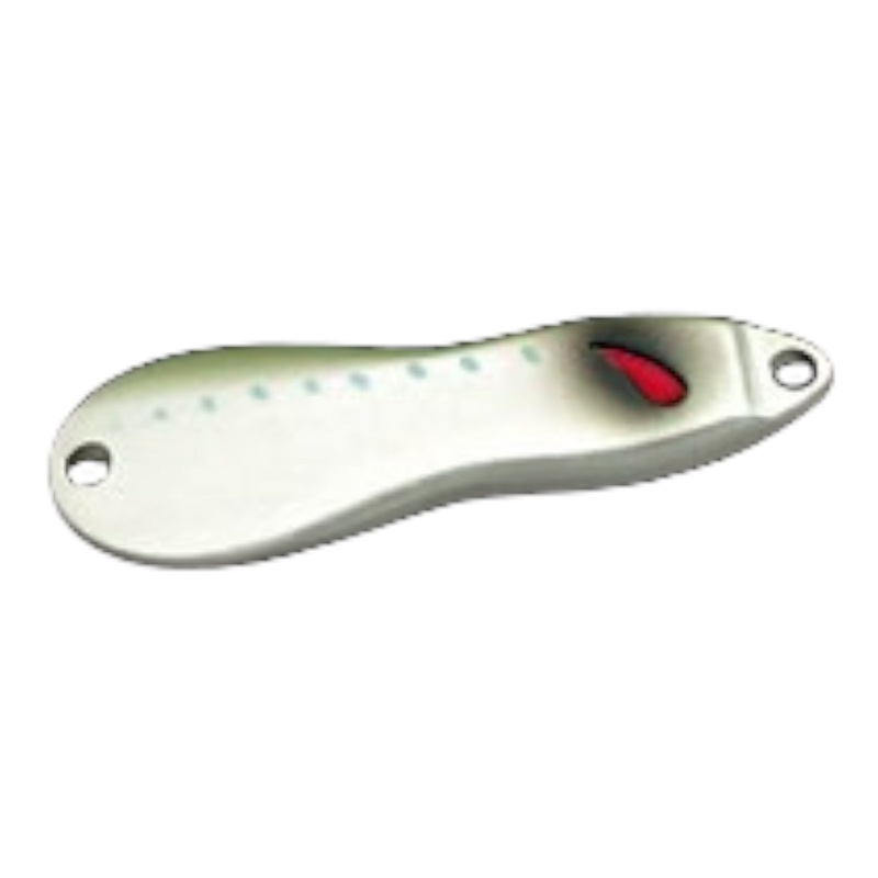 Nories Metal Wasabi Jigging Spoon 5/8 oz Clear Water Green
