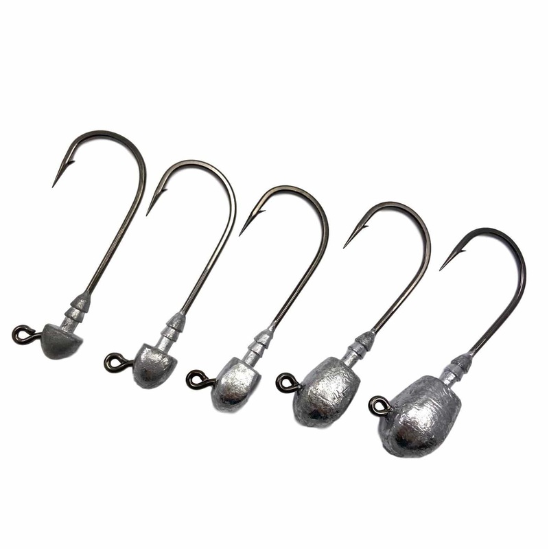 Gravity Tackle Atlas Jigheads –  Black Nickel 9/0 – 1/2oz – 2pk