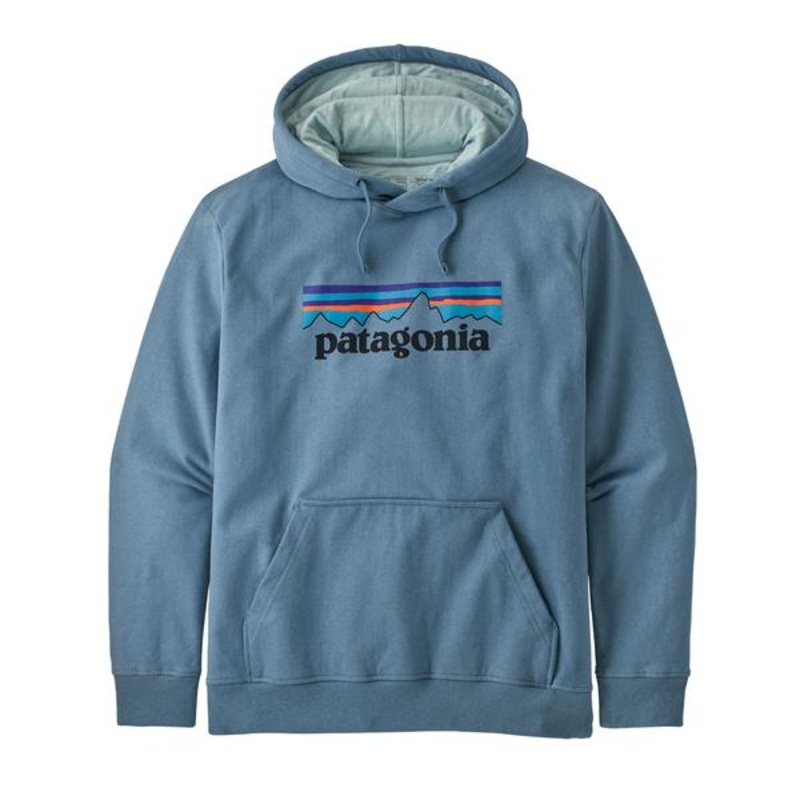 Patagonia Mens P-6 Logo Uprisal Hoody – Pigeon Blue Large