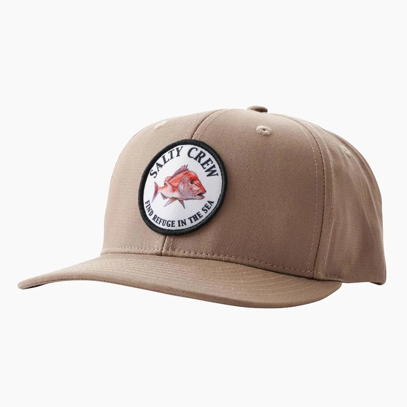 Salty Crew Snap Attack 6 Panel Hat Mushroom