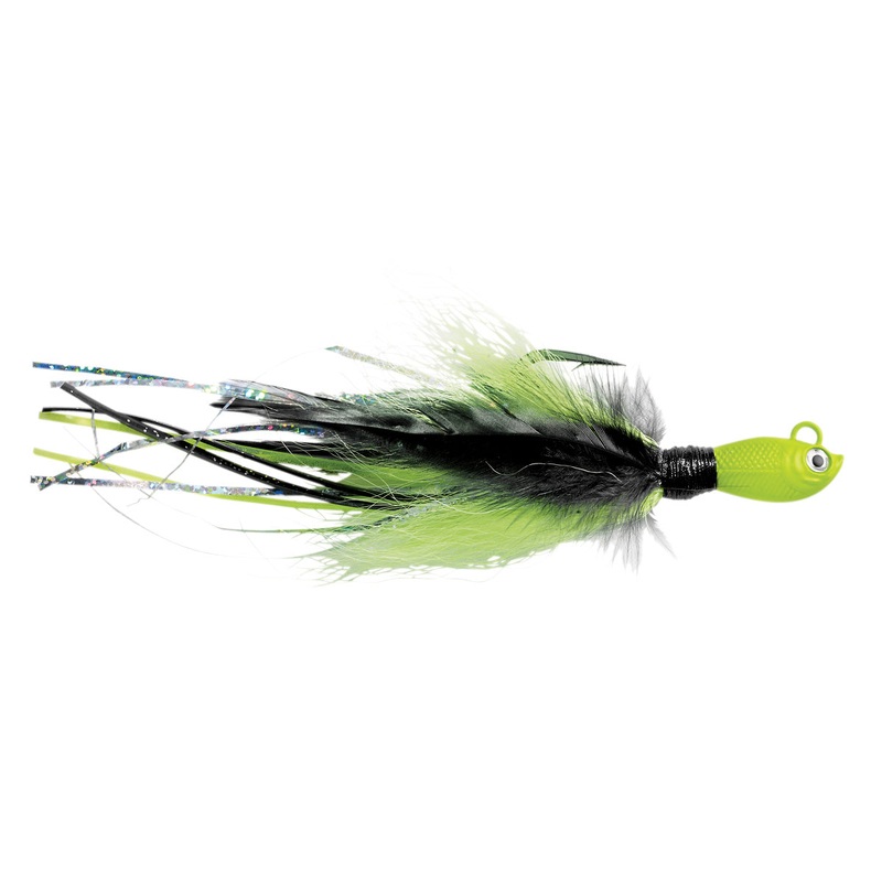 SPRO Power Bucktail Custom Crazy Chart/Black Size 1 1/2