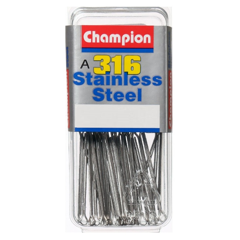 Champion Stainless Steel 316 Split Pins 1.6mm x 32mm