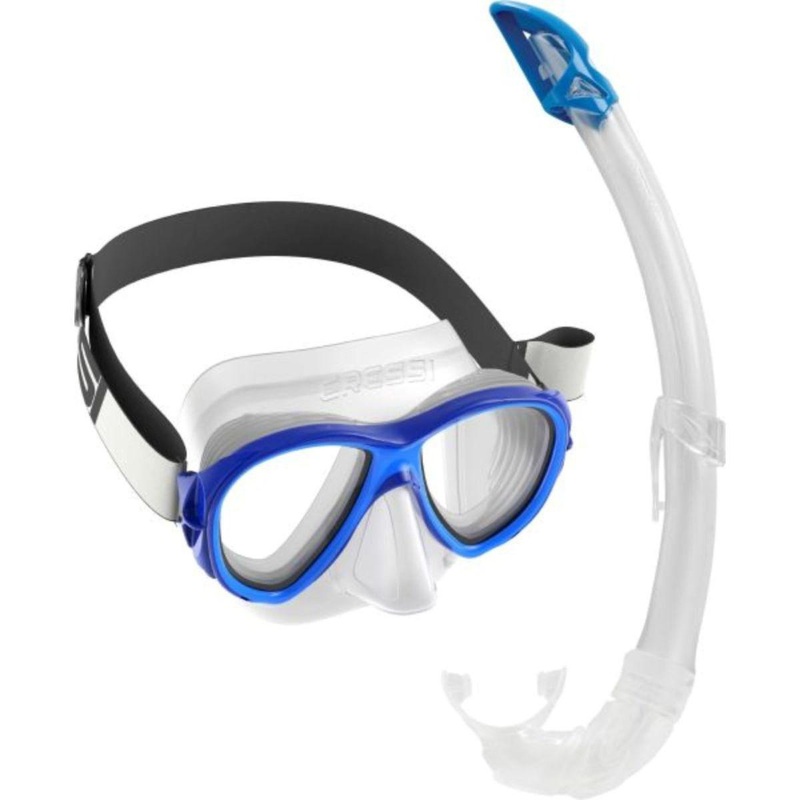 Cressi Samoa and Mexico Mask Snorkel Set Black