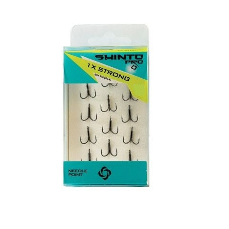Shinto Pro Strong Black Treble Hook 10