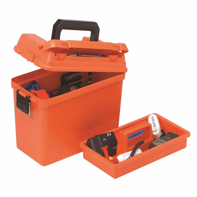 Plano Emergency Water Tight Box with Tray Orange 161250