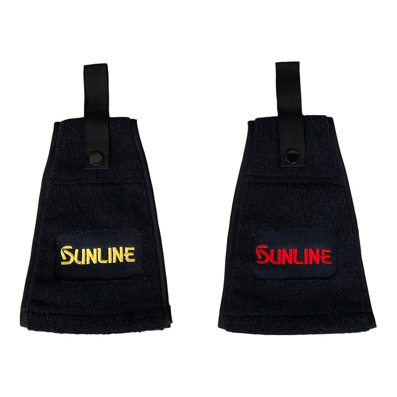 Sunline Fishing Towel Short Model TO-106 Black x Gold