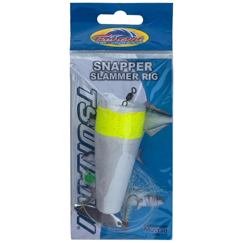Tsunami TS-4801 Snapper Slammer Rig w/ Popper & Spoon