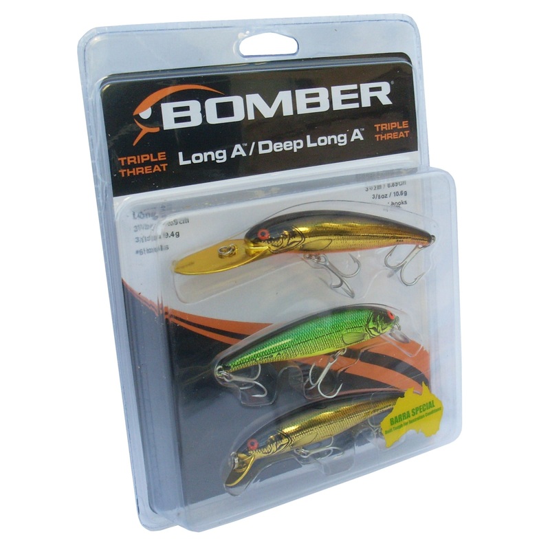 Bomber 06P8 Bulk Value Hard Body Lure Pack 8