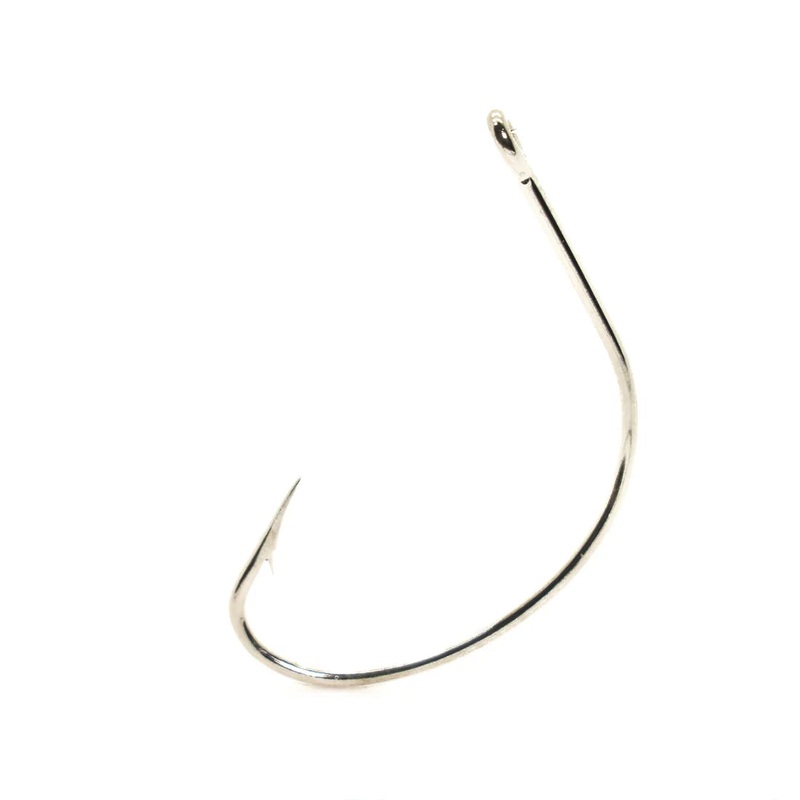 Mustad-Wide Gap Hook-Nickel SZ 3/0 100PK