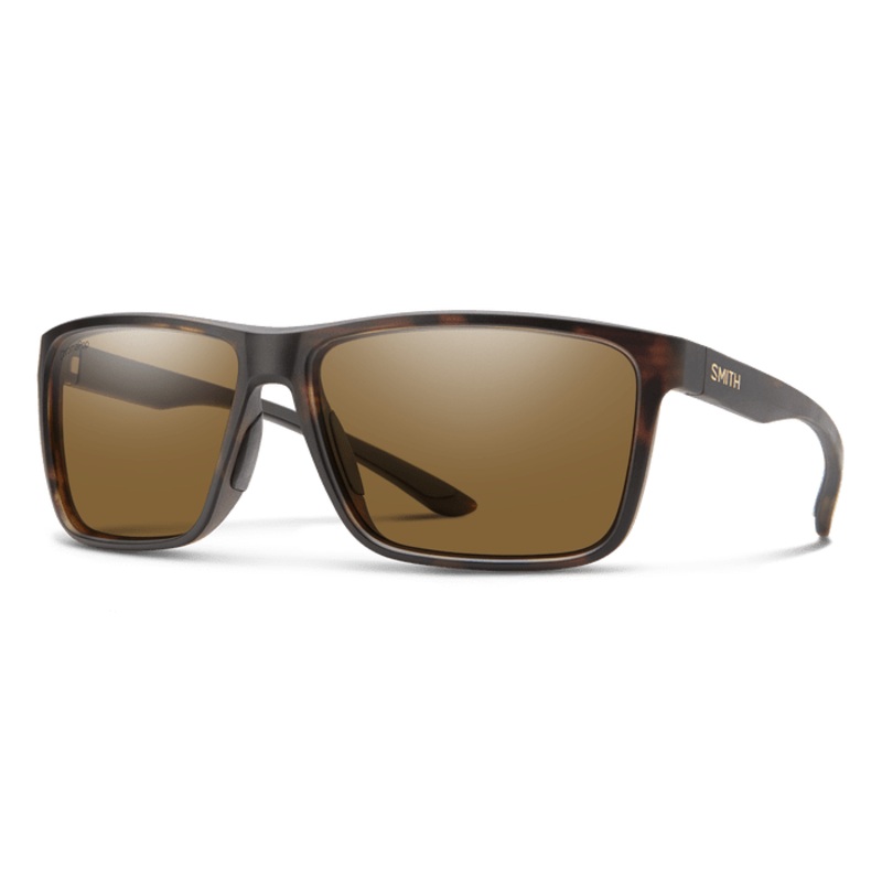 Smith Riptide Sunglasses Matte Tortoise + ChromaPop Polarized Brown Lens