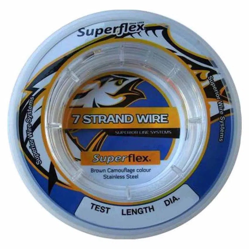 Superflex 7 Strand Wire 10m 0.36MM 18LB